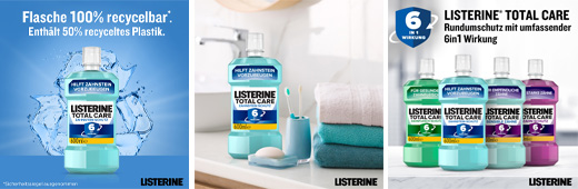 LISTERINE Total Care Tartar Protector suuvesi, 600 ml
