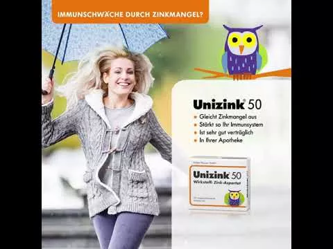Video tuotteesta Unizinc 50 tablettia, 100 kpl