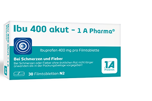 IBU 400 akut-1A Pharma kalvopäällysteiset tabletit, 30 kpl