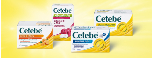 CETEBE C-vitamiinia hitaasti vapauttavia kapseleita 500 mg, 30 kpl