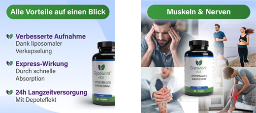 GLYCOWOHL vital liposomaalinen magnesium suurannoskapseli, 120 kpl