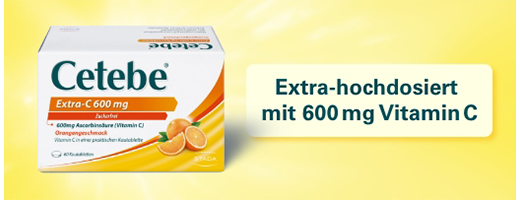 CETEBE Extra-C 600 mg purutabletit, 120 kpl