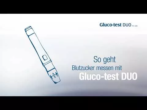 Video tuotteesta Gluco Test Duo testiliuskat, 50 kpl