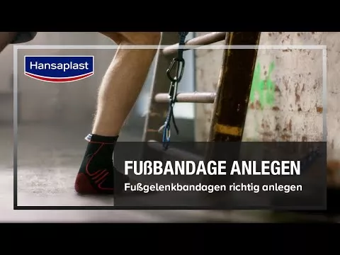 Video tuotteesta Hansaplast Sport nilkkaside koko L/XL, 1 kpl