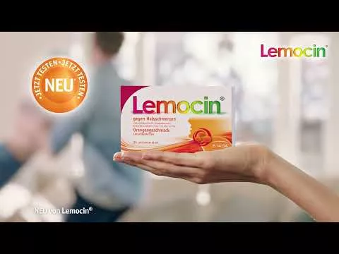 Video tuotteesta Lemocin® kurkkukipuun hunaja- ja sitruunamaku, 24 kpl