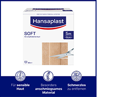 HANSAPLAST Pehmeä kipsi 6 cmx5 m rulla, 1 kpl
