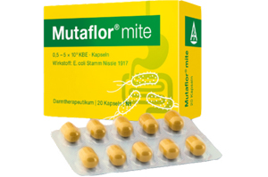 MUTAFLOR punkki enteropäällysteiset kovat kapselit, 20 kpl