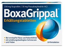 BOXAGRIPPAL Kylmätabletit 200 mg/30 mg FTA, 10 kpl