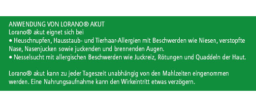 LORANO akuutteja tabletteja, 100 kpl