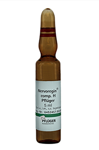 NERVOREGIN comp.H Plough-ampullit, 10 kpl