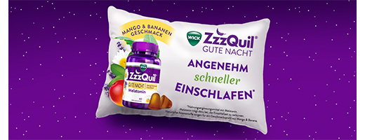 WICK ZzzQuil Good Night Mango & Banaani, 30 kpl
