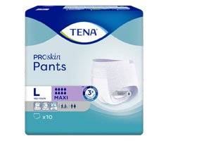 TENA PANTS maxi L kertakäyttöhousut, 10 kpl