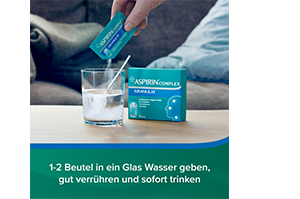 ASPIRIN COMPLEX annospussi, jossa on rakeet annostelususpension valmistukseen, 20 kpl