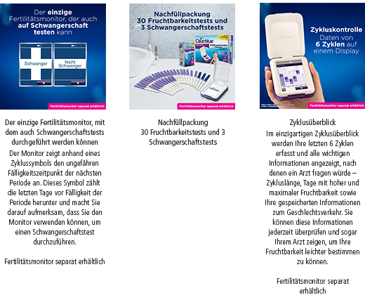 CLEARBLUE Hedelmällisyyttä mittaavat testitikut 30+3, 33 kpl