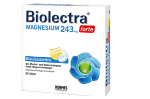 BIOLECTRA Magnesium 243 mg forte Lemon Br. tbl, 20 kpl
