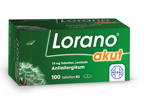 LORANO akuutteja tabletteja, 100 kpl