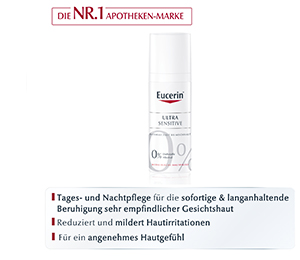 EUCERIN SEH UltraSensitive normaalille tai sekaiholle, 50 ml