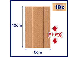 HANSAPLAST Elastinen kipsi 6 cmx1 m, 1 kpl