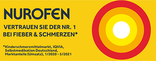 NUROFEN Junior kuume- ja kipumehu Mansikka 40 mg/ml, 100 ml