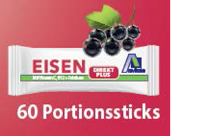 EISEN DIREKT sekä C-vitamiini+foolihappo+B12-jauhe, 60 kpl