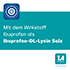 IBU-LYSIN 1A Pharma 400 mg kalvopäällysteiset tabletit, 10 kpl