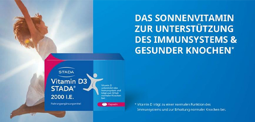 VITAMIN D3 STADA 2000 I.U. kapselit, 60 kpl