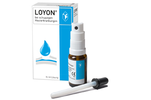 LOYON hilseilevälle iholle Liuos, 15 ml