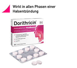 DORITHRICIN Kurkkupastillit metsämarja, 40 kpl