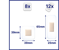 HANSAPLAST Aqua Protect -laastinauhat, 20 kpl