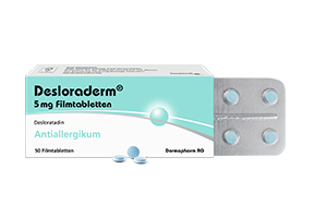 DESLORADERM 5 mg kalvopäällysteiset tabletit, 100 kpl