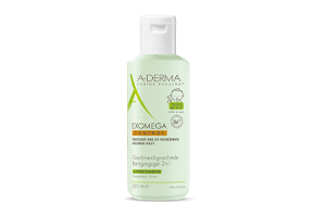 A-DERMA EXOMEGA CONTROL Puhdistusgeeli 2in1, 200 ml