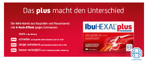 IBUHEXAL plus parasetamoli 200 mg/500 mg kalvopäällysteiset tabletit, 20 kpl