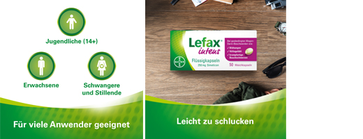 LEFAX intensiiviset nestemäiset kapselit 250 mg simetikon, 50 kpl