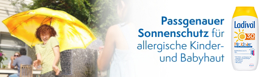 LADIVAL Lasten allergiselle iholle tarkoitettu geeli LSF 30, 200 ml