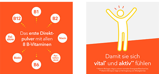 VITAMIN B-KOMPLEX-ratiopharm direct jauhe, 40 kpl
