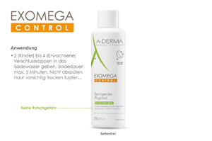 A-DERMA EXOMEGA CONTROL Rauhoittava ihonhoitokylpy, 250 ml