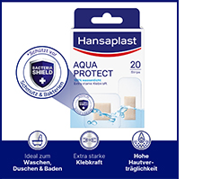 HANSAPLAST Aqua Protect -laastinauhat, 20 kpl