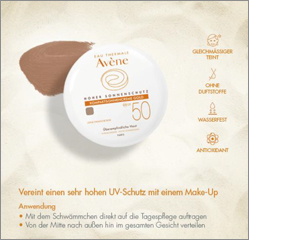 AVENE Kompakti aurinkovoide SPF 50 kultaa, 10 g