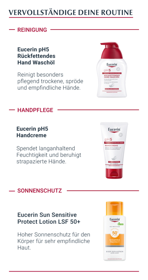 EUCERIN pH5 Shower Oil Sensitive Skin -suihkuöljyn täydennyslataus, 400 ml