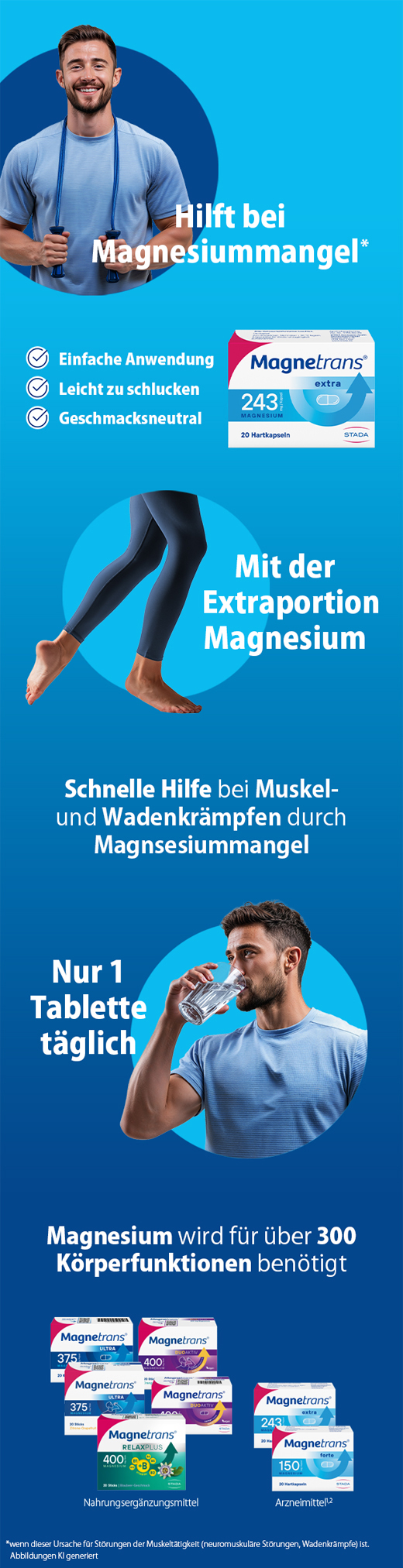 MAGNETRANS extra 243 mg kovat kapselit, 20 kpl