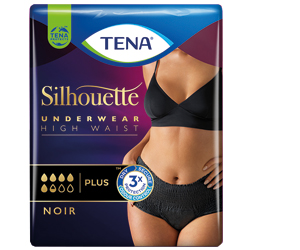 TENA SILHOUETTE plus M noir, 9 kpl