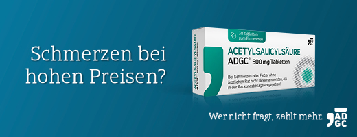 ACETYLSALICYLSÄURE ADGC 500 mg tabletit, 50 kpl