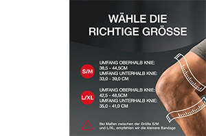 HANSAPLAST Urheilupolviside koko M, 1 kpl