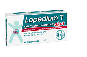 LOPEDIUM T akuutti akuuttia ripulia varten tabletit, 10 kpl