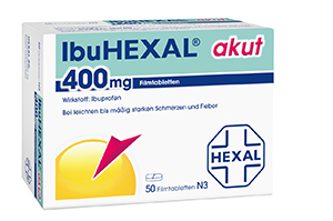 IBUHEXAL akuutti 400 kalvopäällysteistä tablettia, 50 kpl