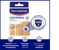 HANSAPLAST Yleiskäyttöiset laastikaistaleet, vedenpitävät, 20 kpl
