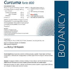 CURCUMA FORTE 800 NovaSol Curcumin kapselilla, 30 kpl