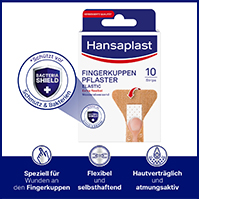 HANSAPLAST Elastiset sormenpään laastariliuskat, 10 kpl