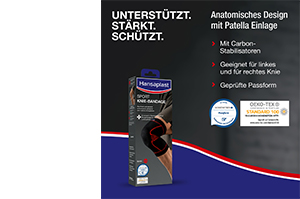 HANSAPLAST Urheilupolviside koko M, 1 kpl