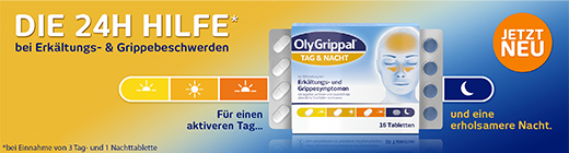OLYGRIPPAL Päivä & Yö 500 mg/60 mg tabletit, 16 kpl